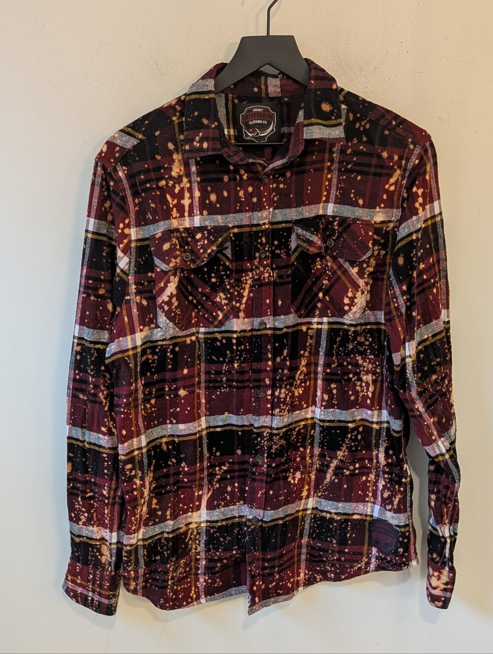 Angry Minnow Vintage "I'm Kind of a Big Deal" Ron Burgundy Anchorman Flannel M - Picture 2 of 8